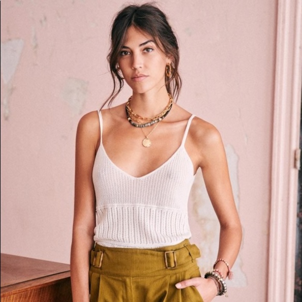 Sézane Angela sweater tank
